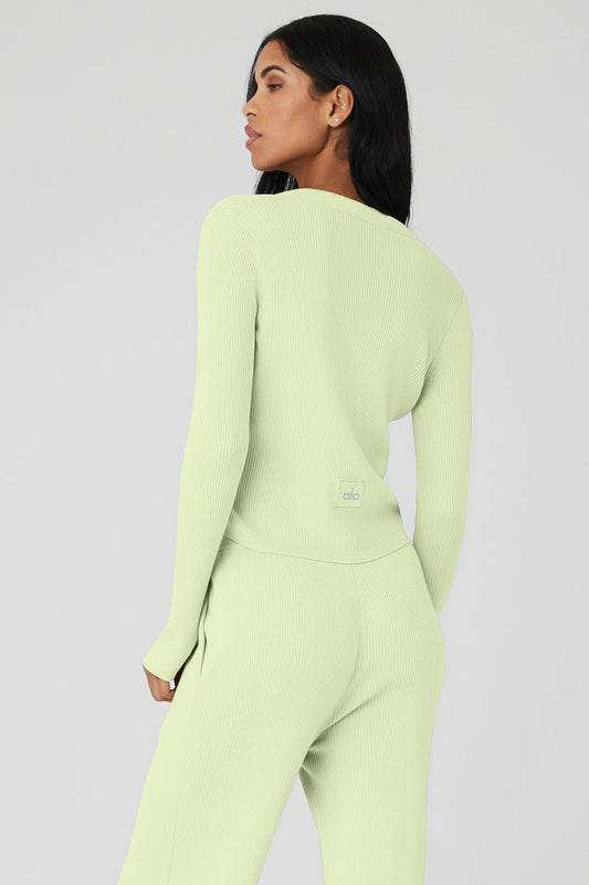 Knit Salana Cardigan - Iced Green Tea