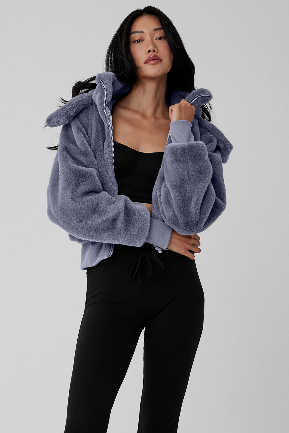 Faux Fur Foxy Jacket - Fog