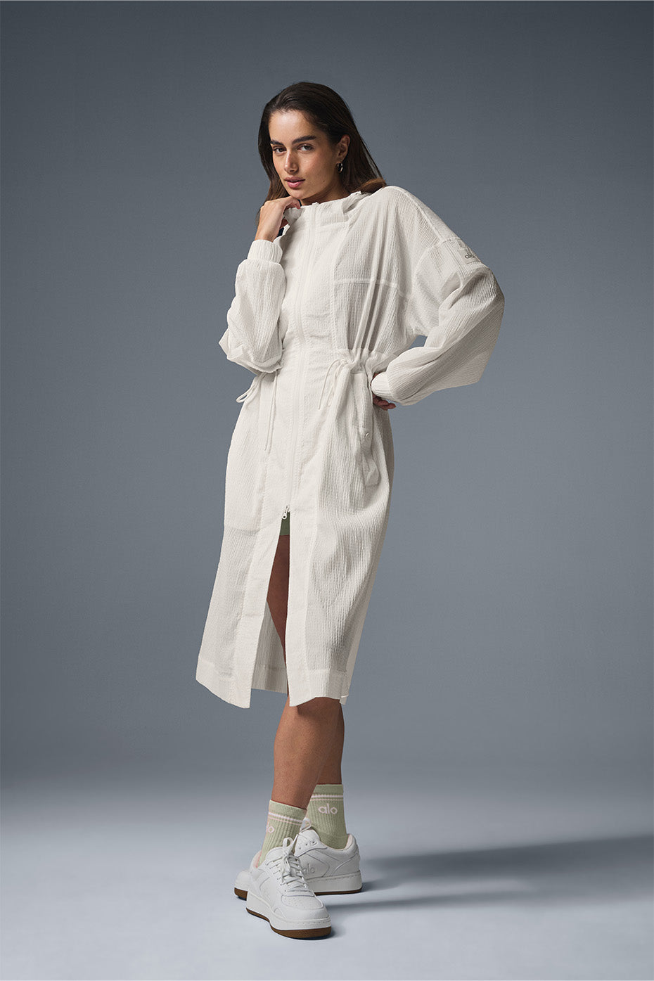 Summer Nights Lightweight Coat - Ivory