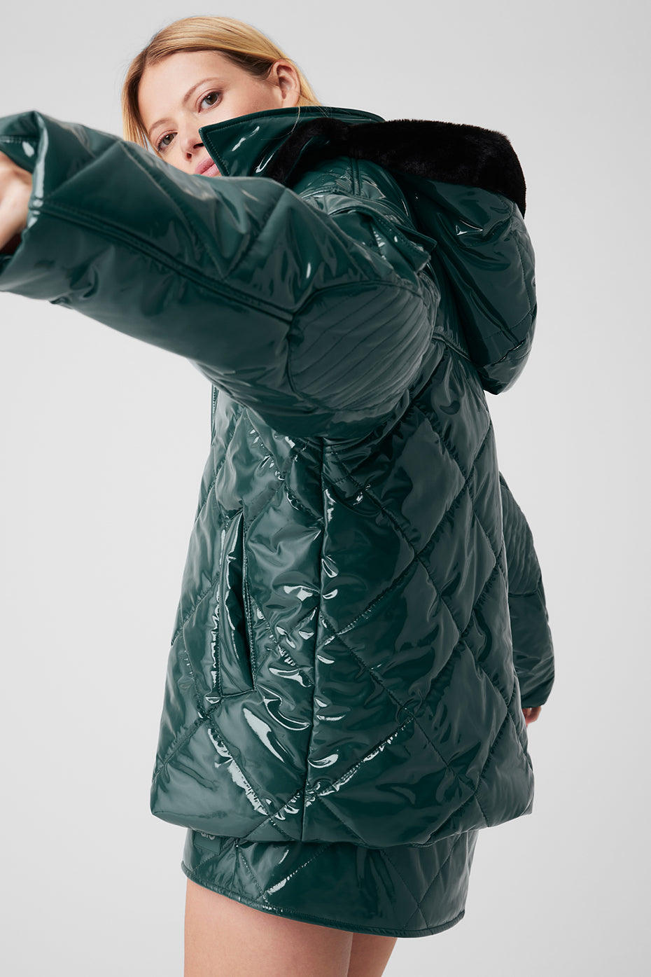 Snomoto Puffer Jacket - Midnight Green