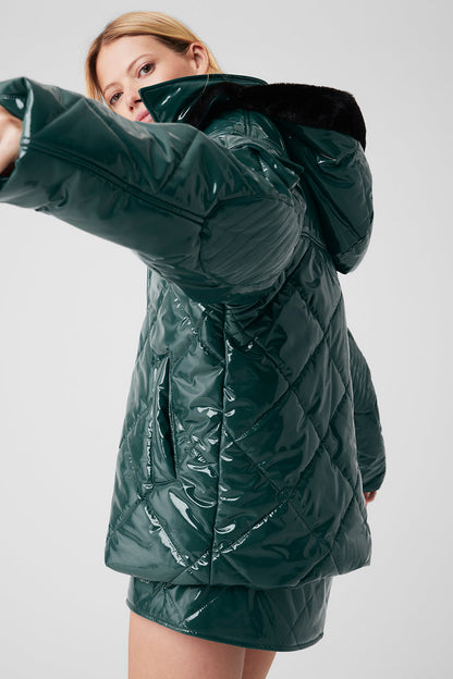 Snomoto Puffer Jacket - Midnight Green