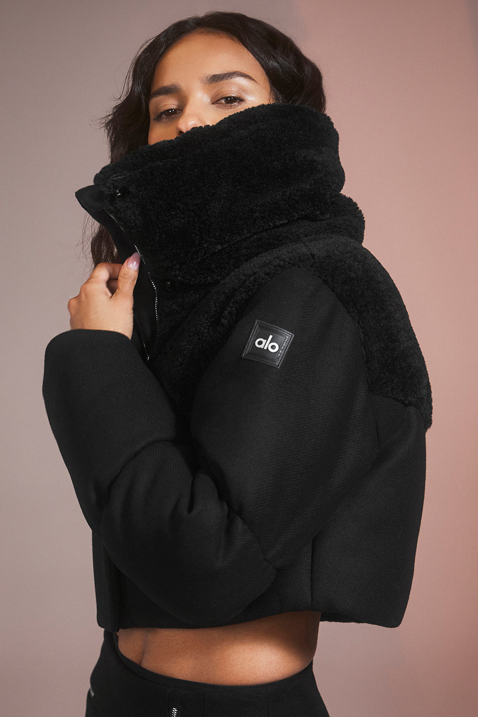 Winter Wool Vendome Micro Puffer - Black