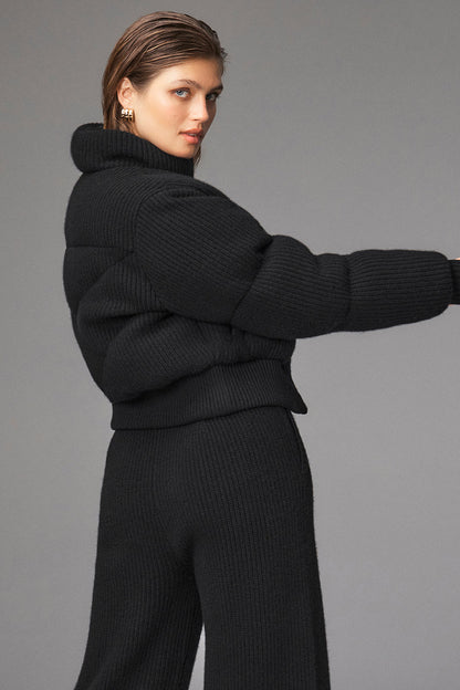 Cashmere Ma Cherie Puffer - Black