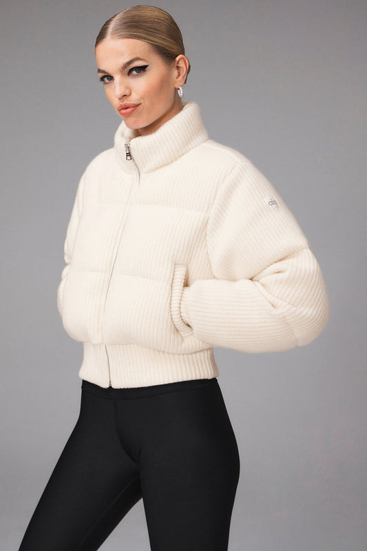 Cashmere Ma Cherie Puffer - Ivory