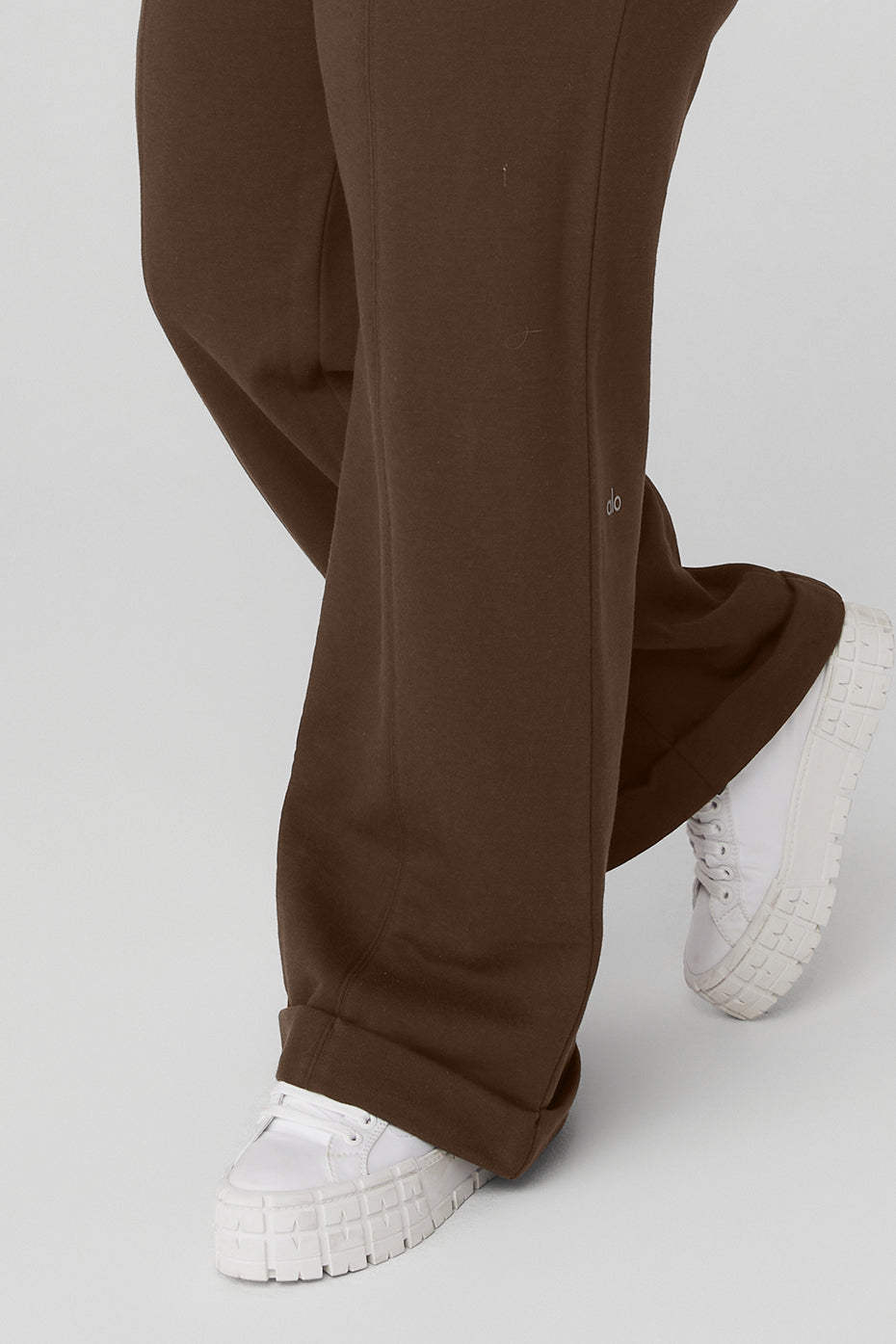 High-Waist Trouser Wide Leg Pant - Espresso