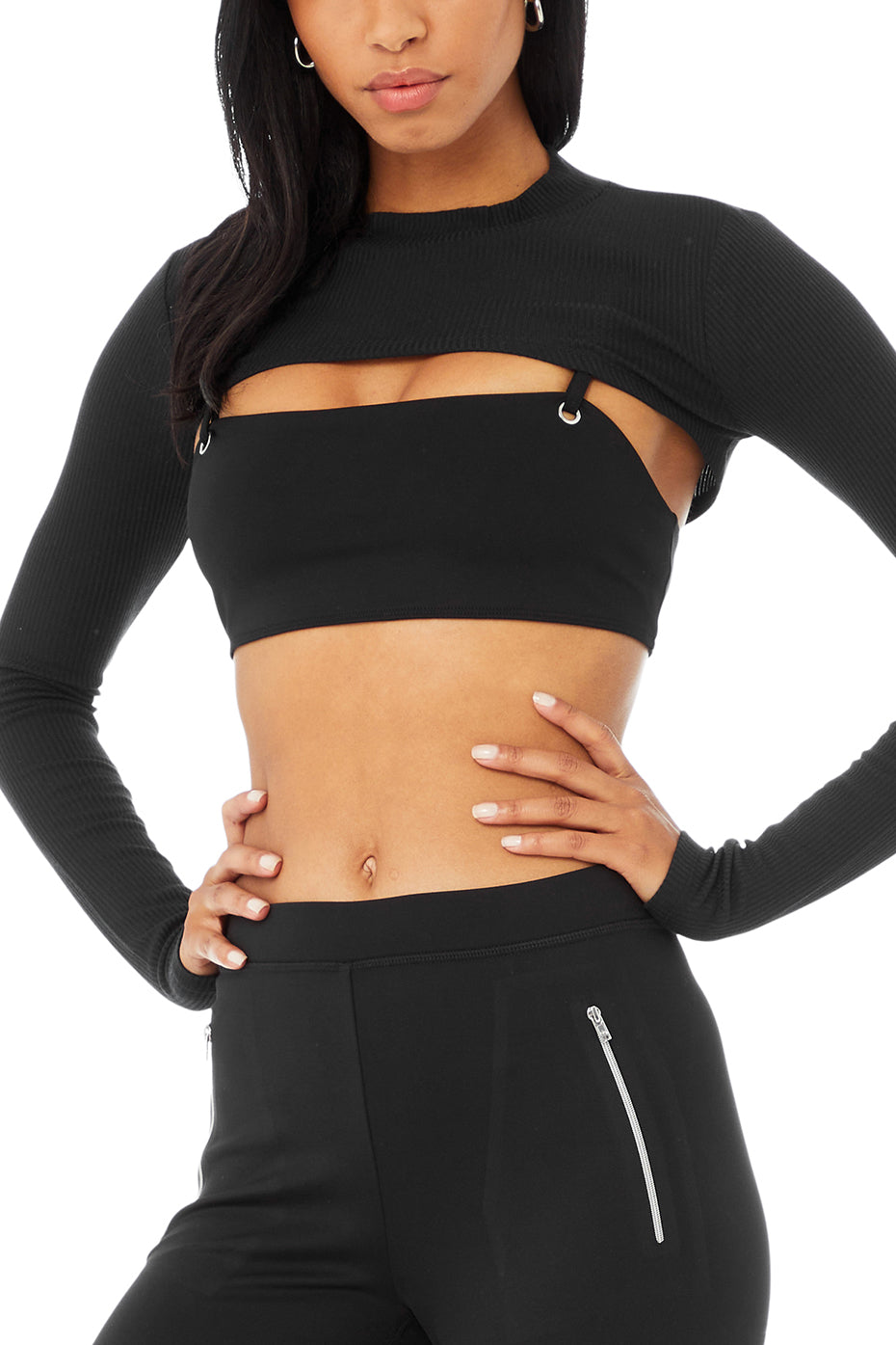 High-Waist Thrill Seeker Legging - Black
