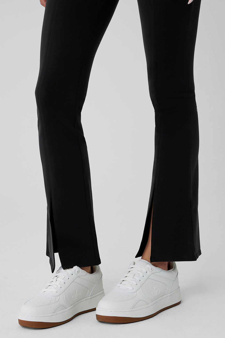 Airbrush 7/8 High Waist Flutter Legging - Black