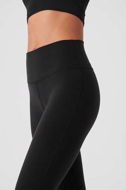 Airbrush High-Waist Bootcut Legging - Black