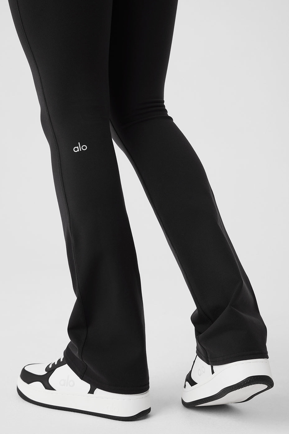 Airbrush High-Waist Bootcut Legging - Black