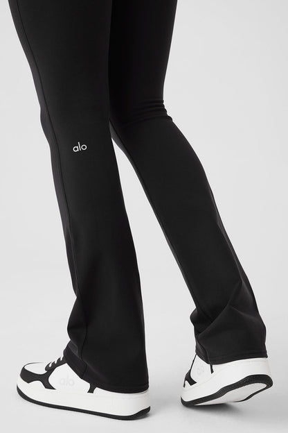 Airbrush High-Waist Bootcut Legging - Black