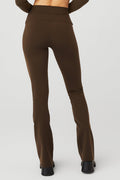 Airbrush High-Waist Bootcut Legging - Espresso