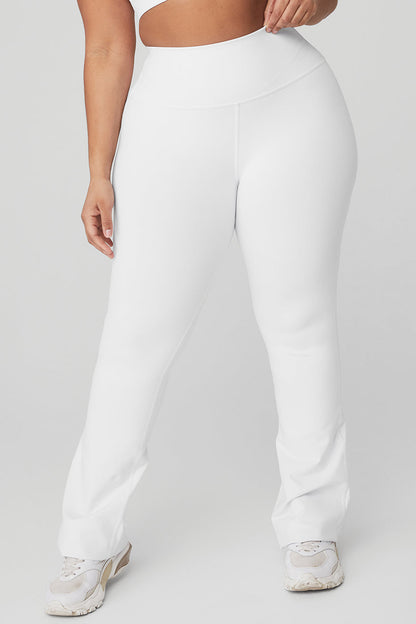 Airbrush High-Waist 7/8 Bootcut Legging - White