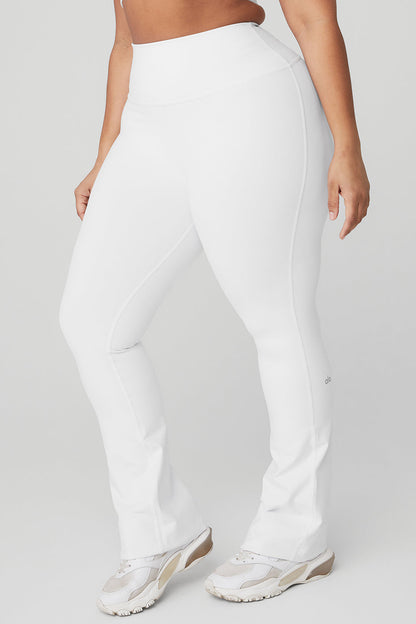 Airbrush High-Waist 7/8 Bootcut Legging - White