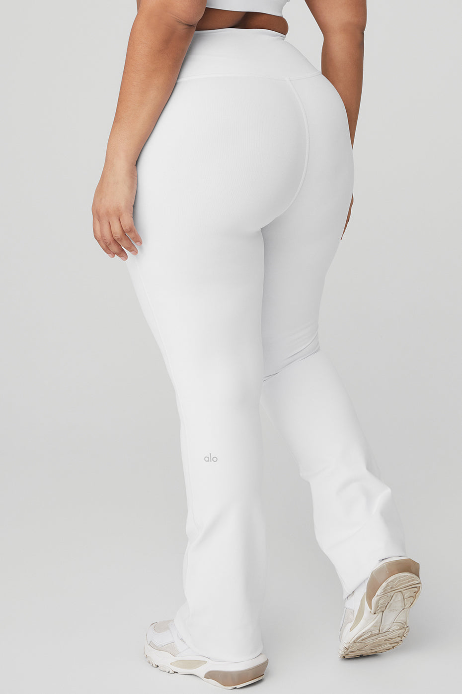 Airbrush High-Waist 7/8 Bootcut Legging - White