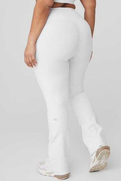 Airbrush High-Waist 7/8 Bootcut Legging - White