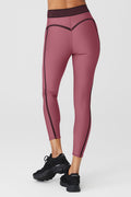 Airlift High-Waist 7/8 Line Up Legging - Mars Clay