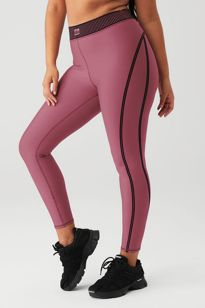 Airlift High-Waist 7/8 Line Up Legging - Mars Clay