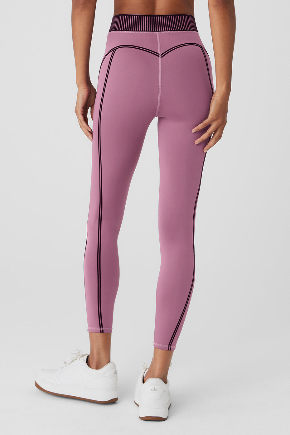 Airlift High-Waist 7/8 Line Up Legging - Soft Mulberry