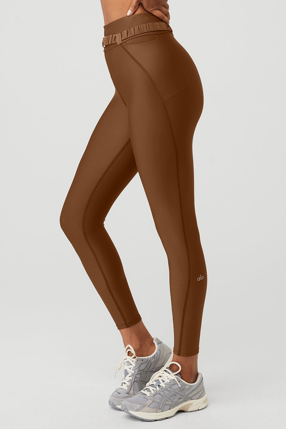 Airlift High-Waist 7/8 Charmer Legging - Cinnamon Brown