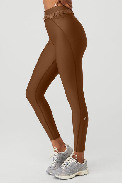 Airlift High-Waist 7/8 Charmer Legging - Cinnamon Brown