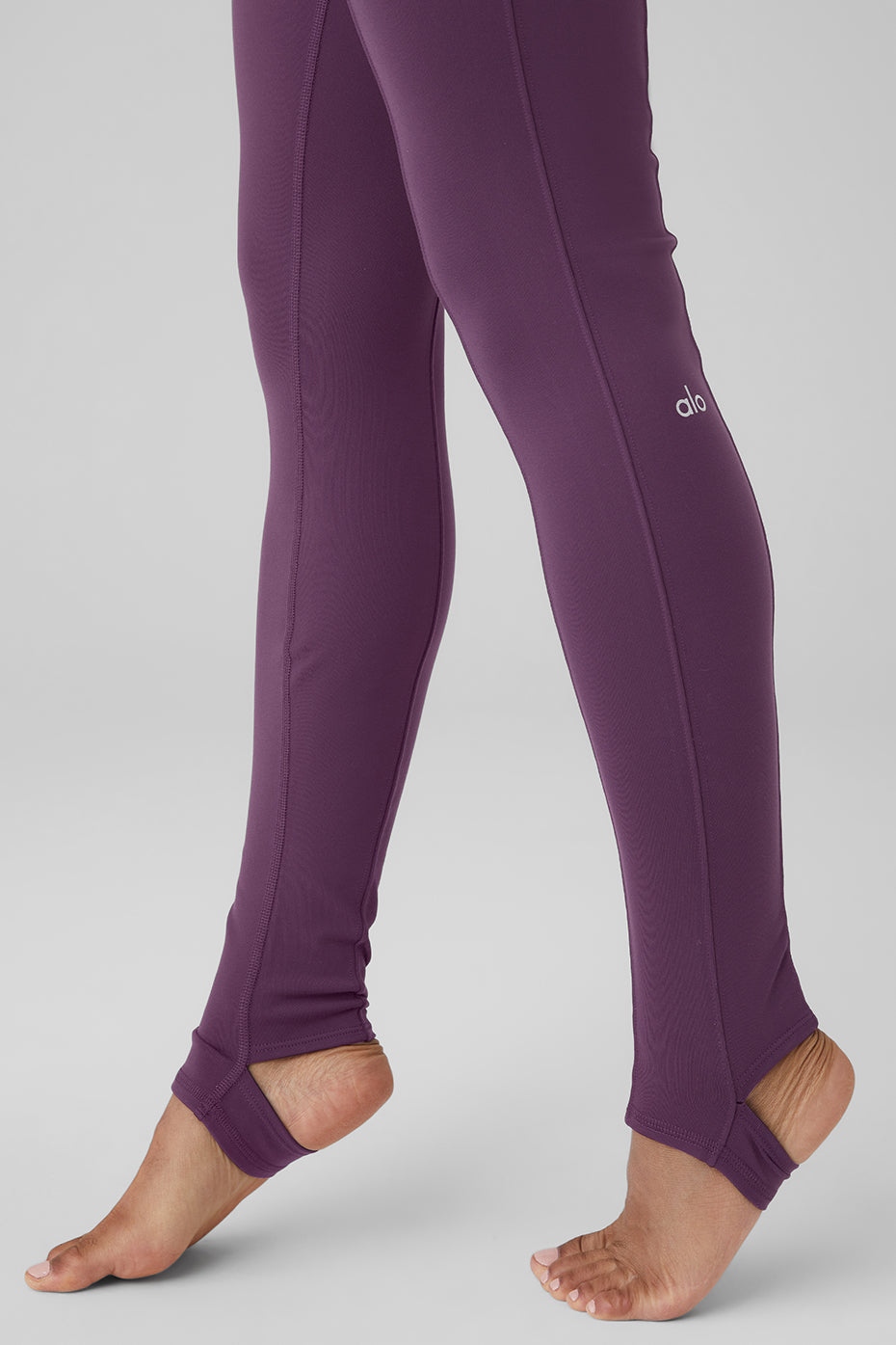 Airbrush High-Waist Enso Legging - Dark Plum