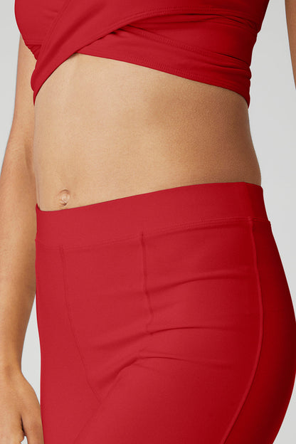 Airbrush High-Waist Enso Legging - Classic Red