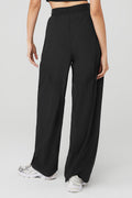 High-Waist Elevation Trouser - Black