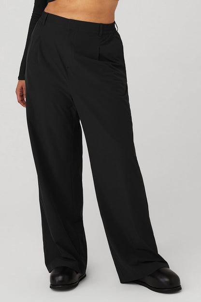 High-Waist Pursuit Trouser - Black