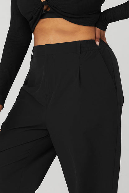 High-Waist Pursuit Trouser - Black