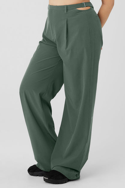 Mid-Rise Showdown Trouser - Dark Cactus