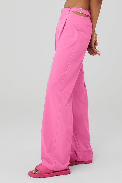 Mid-Rise Showdown Trouser - Paradise Pink