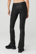 Super Shine Low-Rise Bootcut Legging - Black