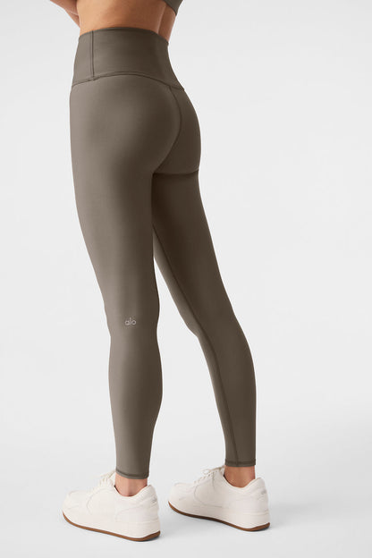 Airlift Winter Warm High-Waist Legging - Olive Tree