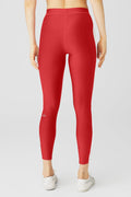 Airlift High-Waist 7/8 Car Club Legging - Classic Red/White
