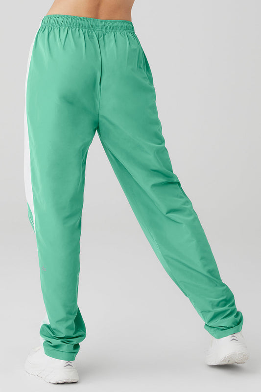 Racetrack Pant - Lettuce/White