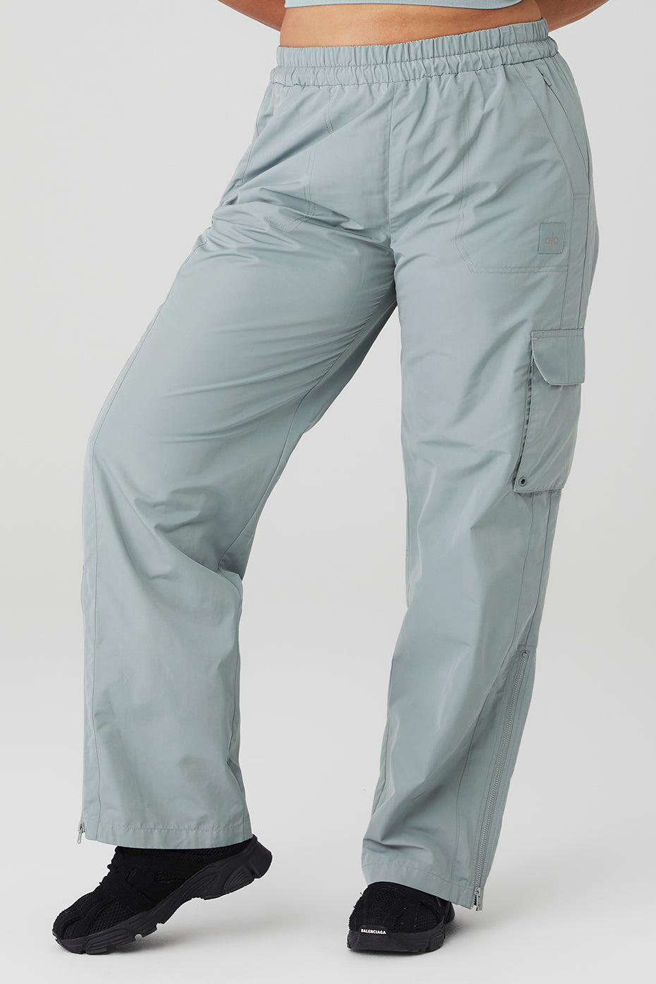 International Wide Leg City Pant - Cosmic Grey