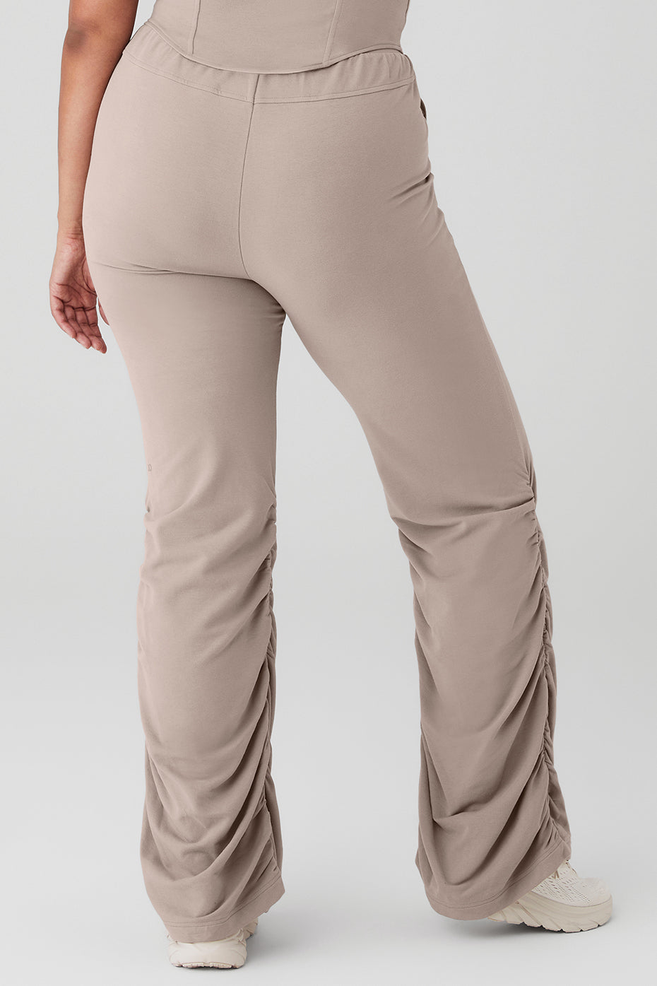 Ruched Soft Sculpt Pant - Taupe