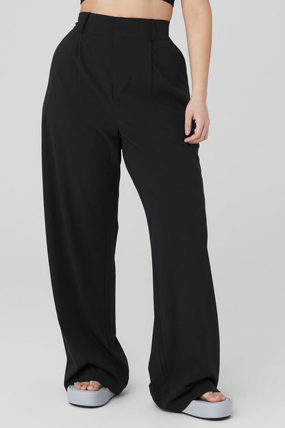 High-Waist Dreamscape Trouser - Black