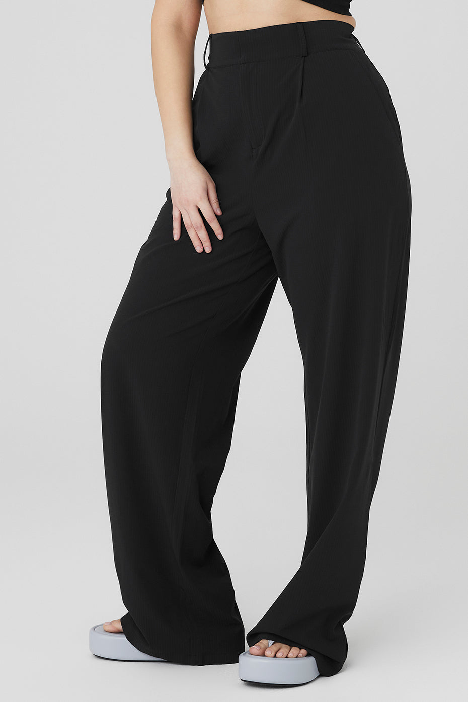 High-Waist Dreamscape Trouser - Black