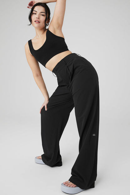 High-Waist Dreamscape Trouser - Black