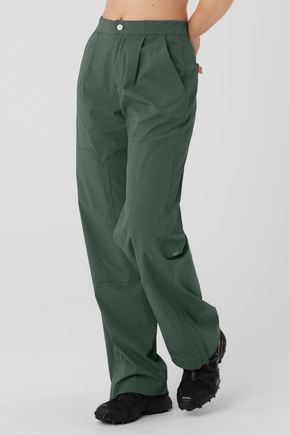 Flip It Trouser - Dark Cactus