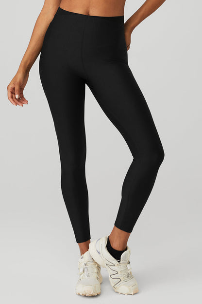 Airlift High-Waist 7/8 Corset Legging - Black