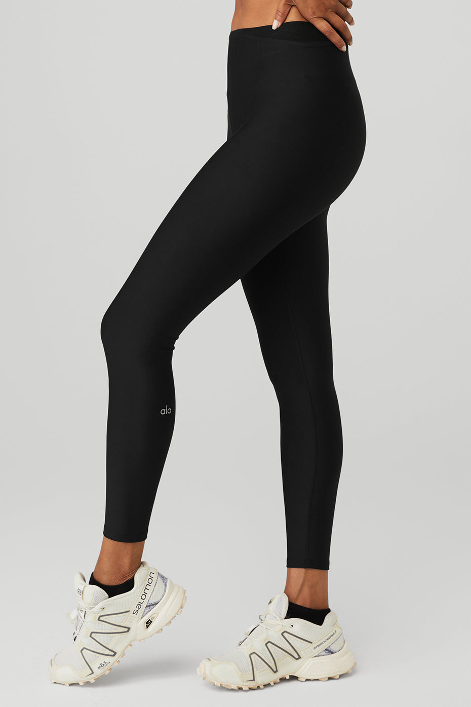 Airlift High-Waist 7/8 Corset Legging - Black