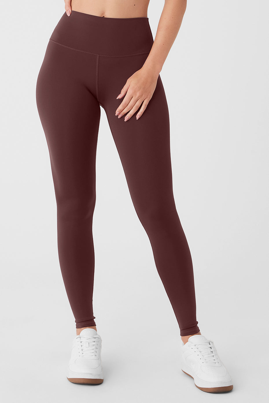 High-Waist Airlift Legging - Cherry Cola
