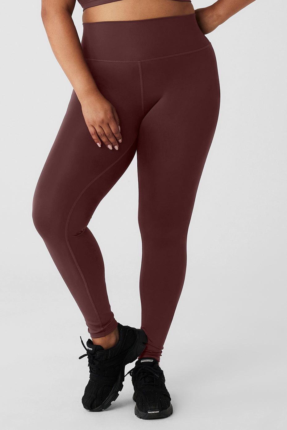 High-Waist Airlift Legging - Cherry Cola