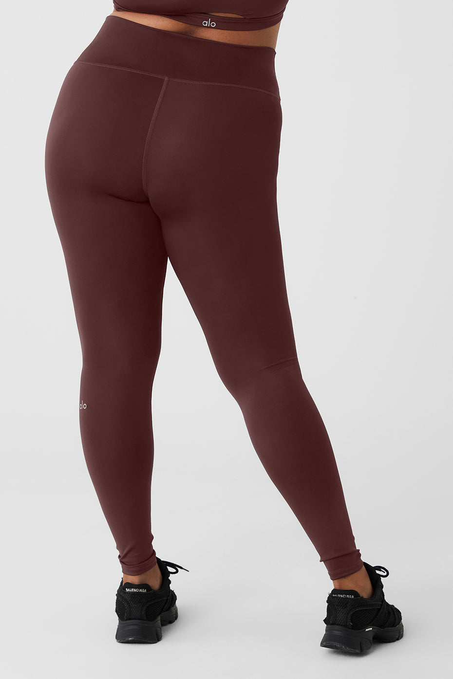 High-Waist Airlift Legging - Cherry Cola