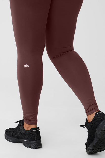 High-Waist Airlift Legging - Cherry Cola