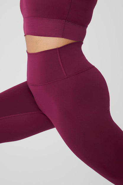 7/8 High-Waist Airlift Legging - Wild Berry