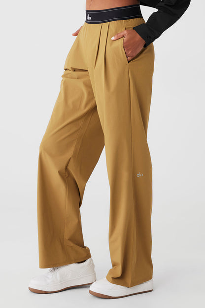 Suit Up Trouser - Golden Olive Branch/Black
