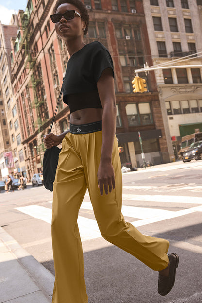 Suit Up Trouser - Golden Olive Branch/Black